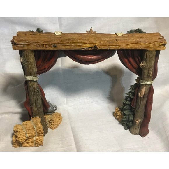 Boyds Bears & Friends The Stage Christmas Arch Peace on Earth Bearstone Collecti - Picture 7 of 12